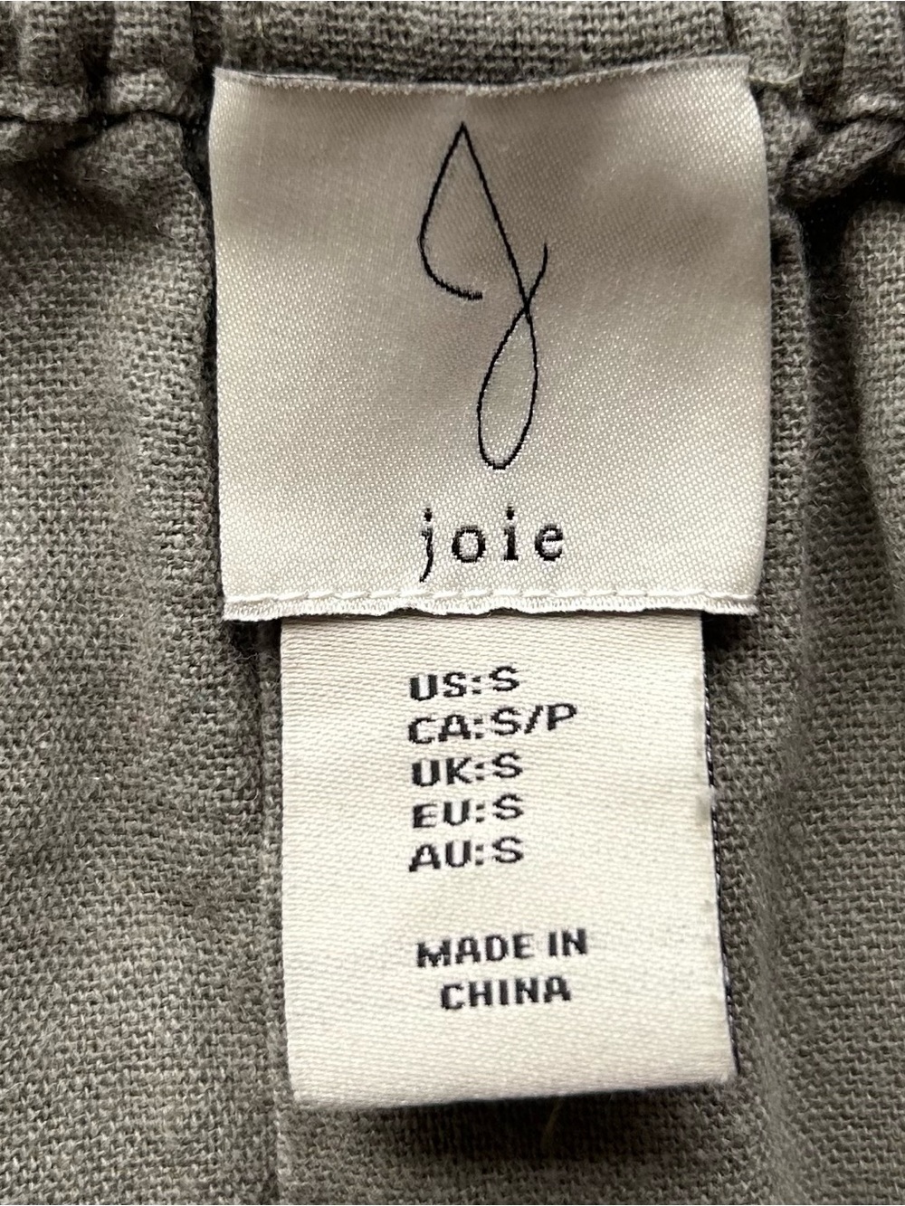 Joie Linen Blend Cropped Cami Coastal Resort Sage Green Small - Picture 4 of 7